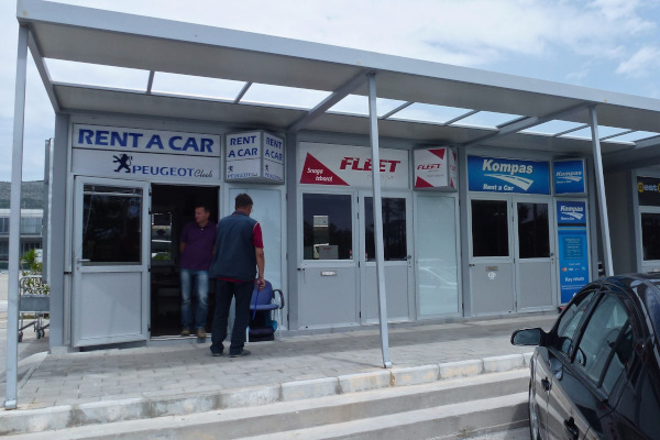 Dubrovnik Airport Car Hire Desks