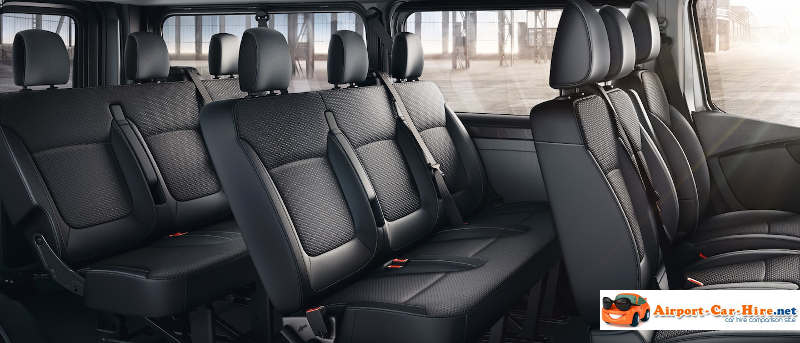 Opel Vivaro 9 Seater Interior View 